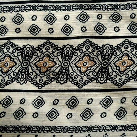 Boho Billow Sleeve Faux Wrap V Neck Blouse - Picture 6 of 7